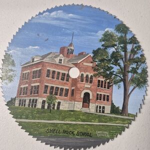 Hand-Painted Saw Blade Art